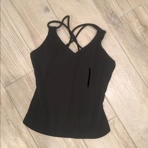 FUNKY DIVA Black Cami Top Girls sz 10/12